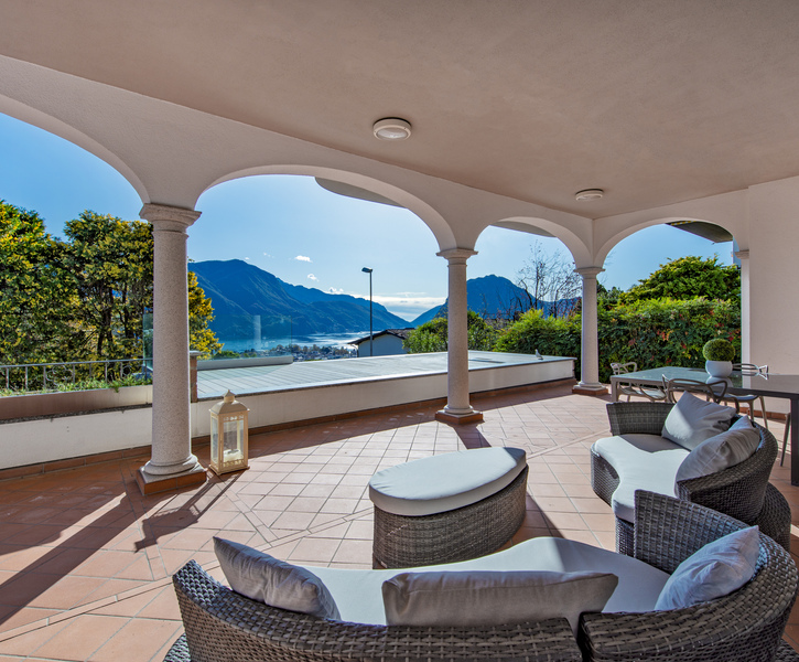 large villa with magnificent view
