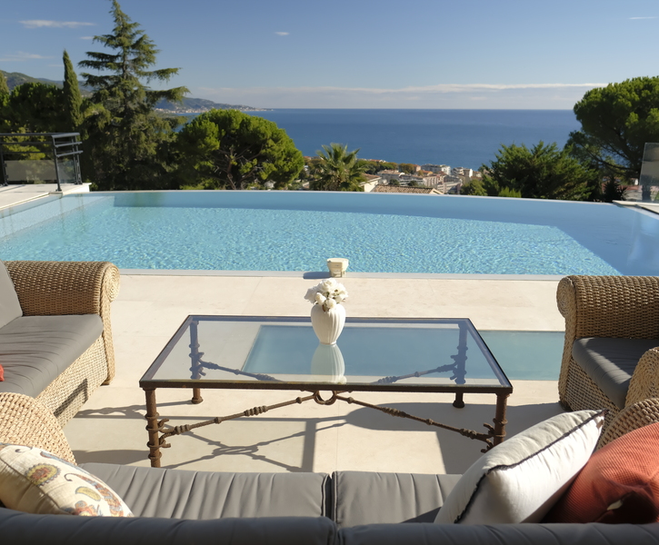 magnificent villa in Roquebrune
